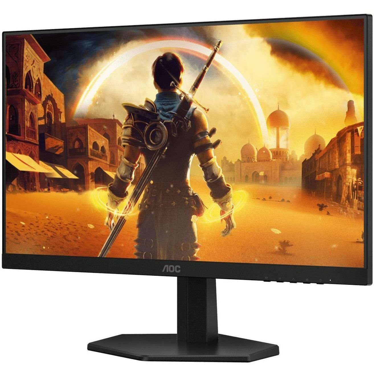 AOC 24G42E 24" Class Full HD Gaming LED Monitor - 16:9 - Black, Red