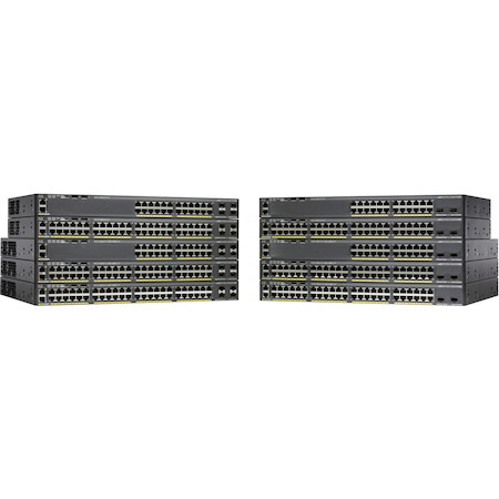 Cisco Catalyst 2960-X 2960X-24PD-L 24 Ports Manageable Ethernet Switch - Gigabit Ethernet, 10 Gigabit Ethernet - 10/100/1000Base-T, 10GBase-X