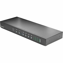 StarTech.com 4x4 HDMI Matrix Switch with Audio and Ethernet Control - 4K 60Hz - HDMI Switcher Box - Rack Mountable - With Remote Ethernet & RS232 Control
