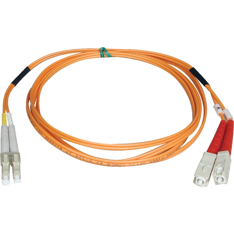 Eaton Tripp Lite Series Duplex Multimode 50/125 Fiber Patch Cable (LC/SC), 5M (16 ft.)