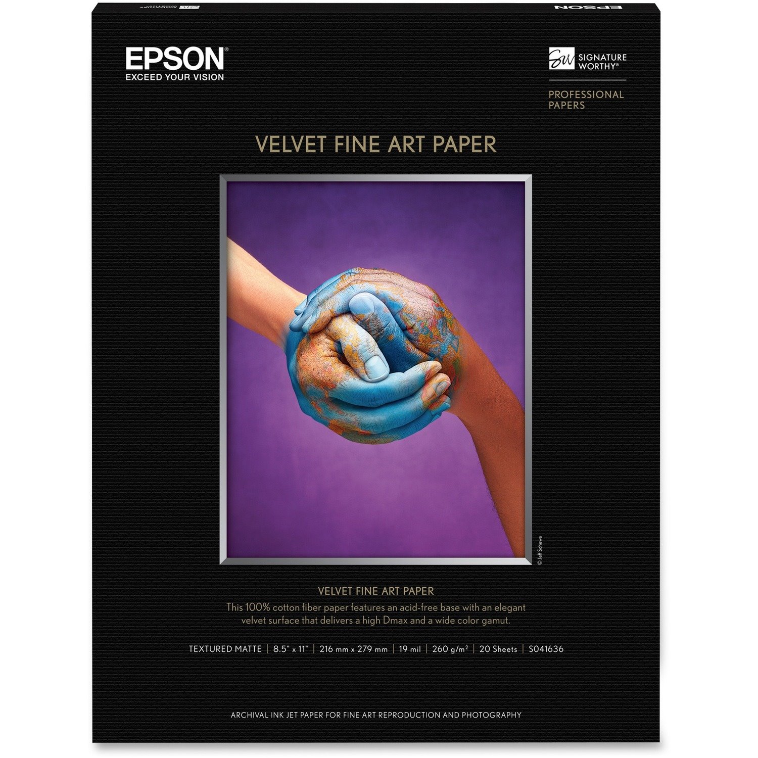 Epson Enhanced Matte Bright White Cotton Art Paper