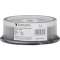 Verbatim M-Disc BD-R 25GB 4X White Inkjet Printable, Hub Printable - 25pk Spindle