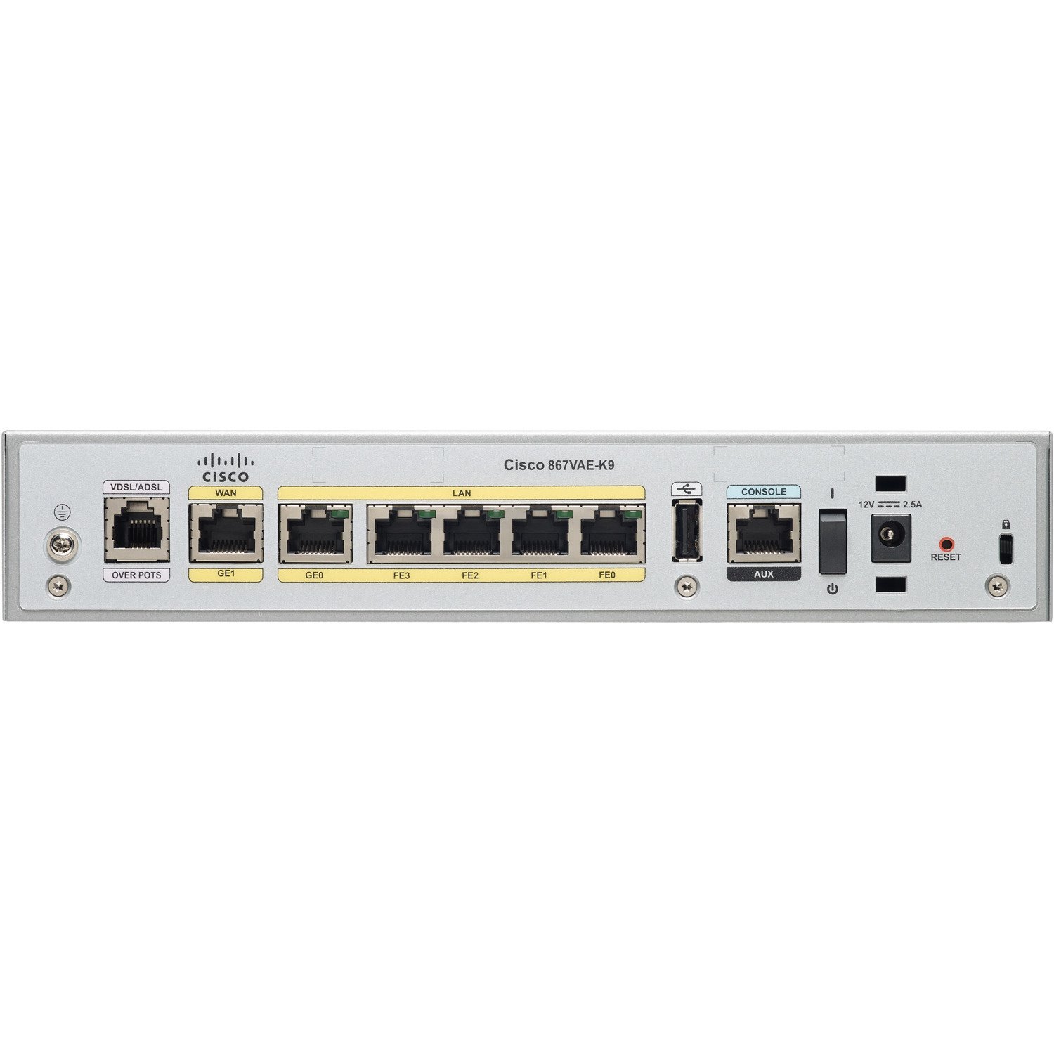 Cisco 867VAE ADSL2+, VDSL2 Modem/Wireless Router - Refurbished