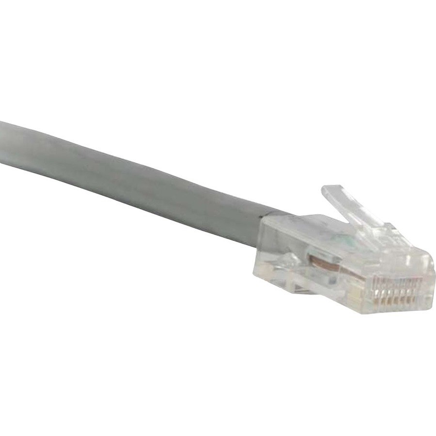 ENET Cat5e Gray 6 Foot Non-Booted (No Boot) (UTP) High-Quality Network Patch Cable RJ45 to RJ45 - 6Ft