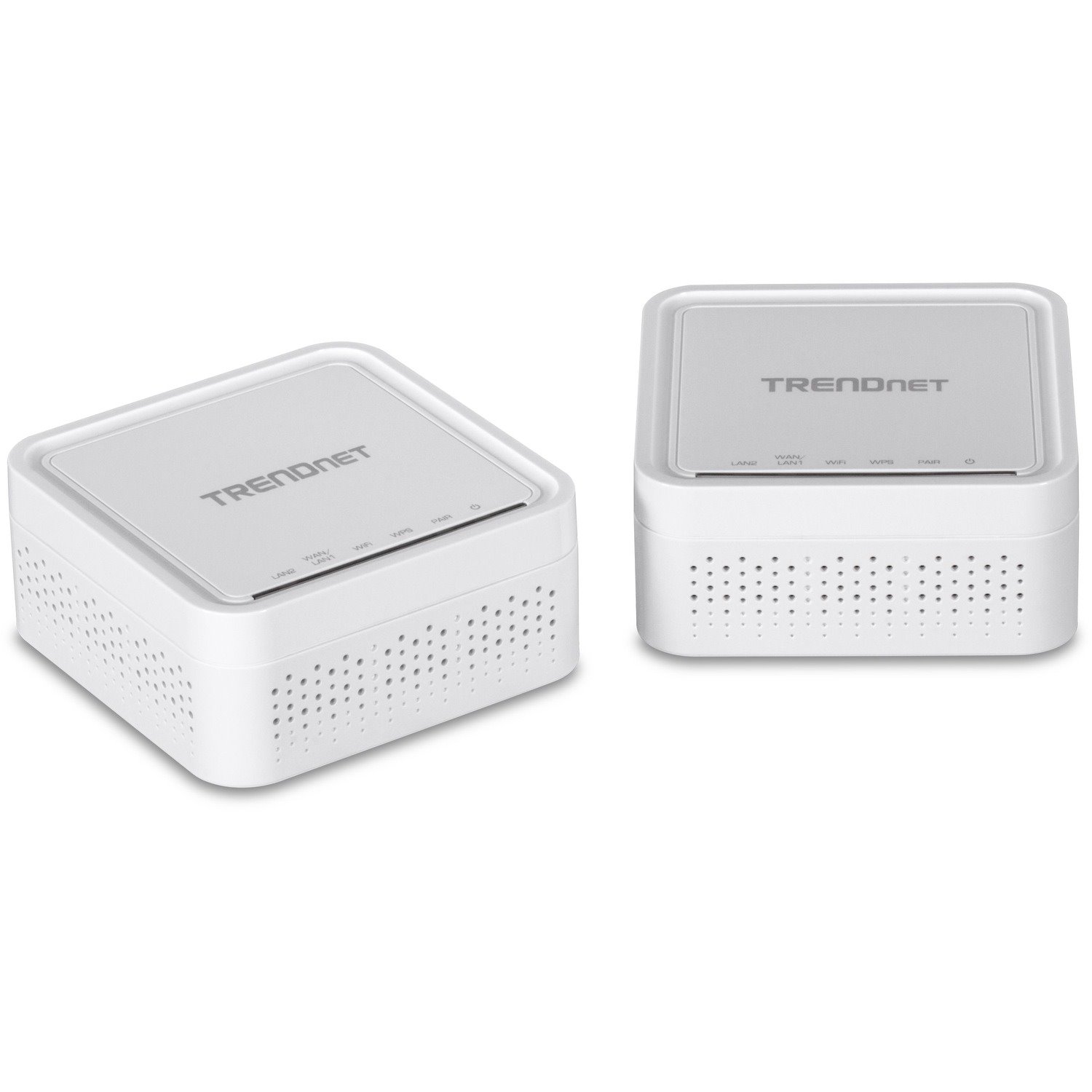 TRENDnet AC1200 WiFi EasyMesh Kit, Includes 2 x AC1200 WiFi Mesh Nodes, App-Based Setup Utility, Seamless WiFi Roaming, Beamforming, Supports 2.4GHz and 5GHz Devices, TEW-832MDR2K, White