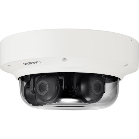 Wisenet PNM-8082VT 2 Megapixel Outdoor Full HD Network Camera - Color - Dome - White