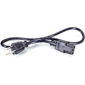 Black Box North American Power Cord - NEMA 5-15P to IEC-60320-C13, 2.0-ft. (0.6-m)