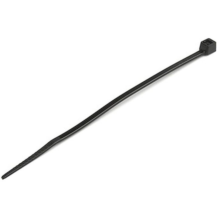 4XEM 250 Pack 6" Cable Ties - Black Medium Nylon/Plastic Zip Tie