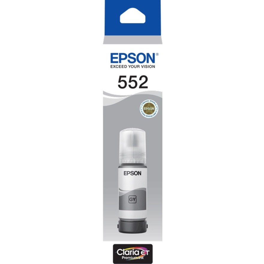 Epson EcoTank T552 Refill Ink Bottle - Grey - Inkjet