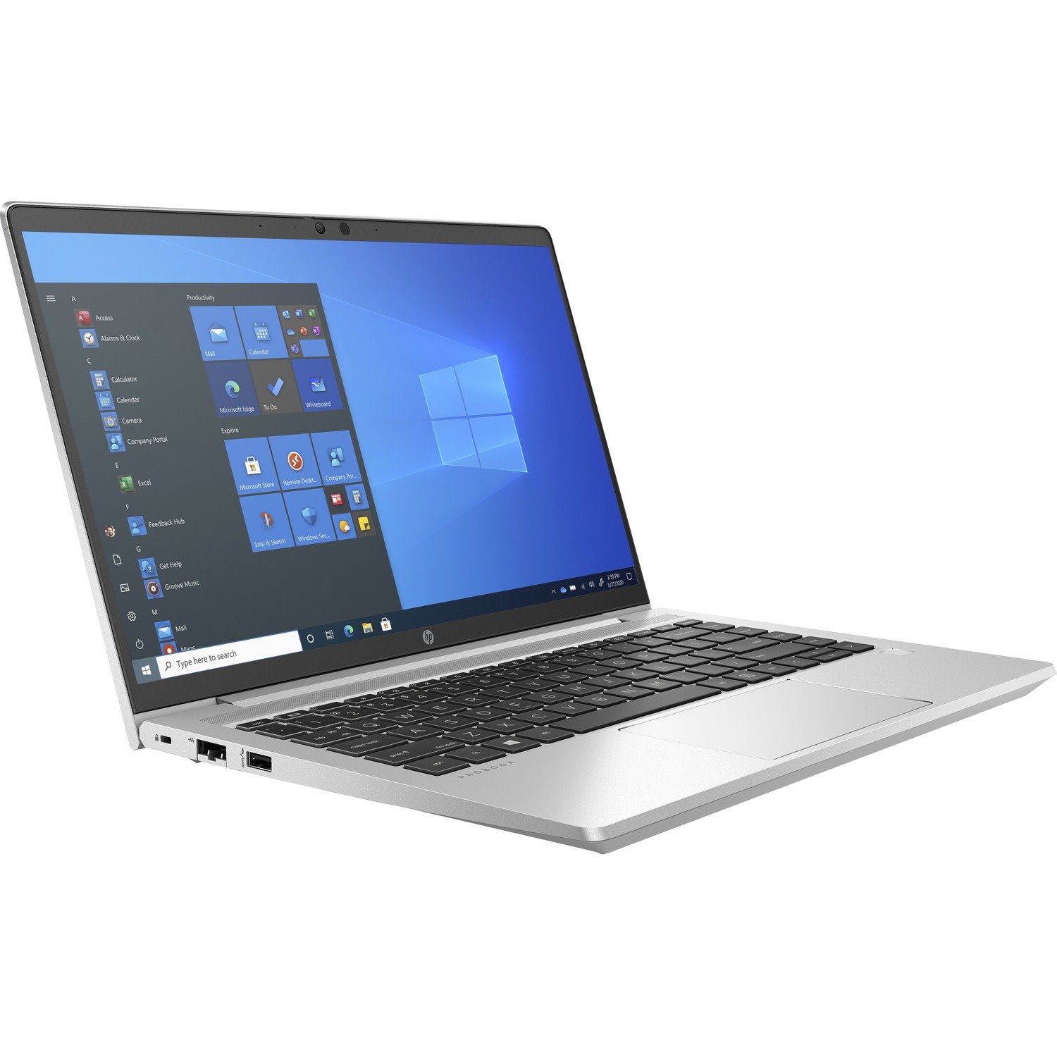HP ProBook 445 G8 14" Notebook - Full HD - 1920 x 1080 - AMD Ryzen 5 5600U Hexa-core (6 Core) 2.30 GHz - 8 GB Total RAM - 256 GB SSD - Pike Silver Aluminum