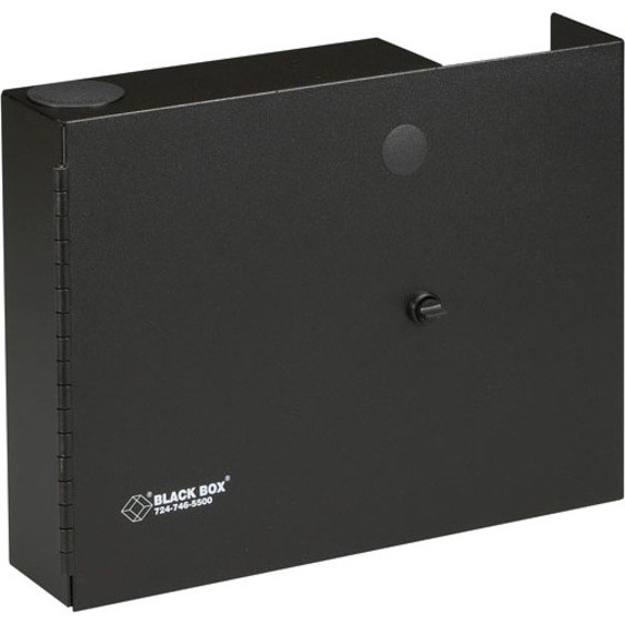 Black Box Open-Style, Unloaded Fiber Wall Cabinet, Accepts 2 Adapter Panels