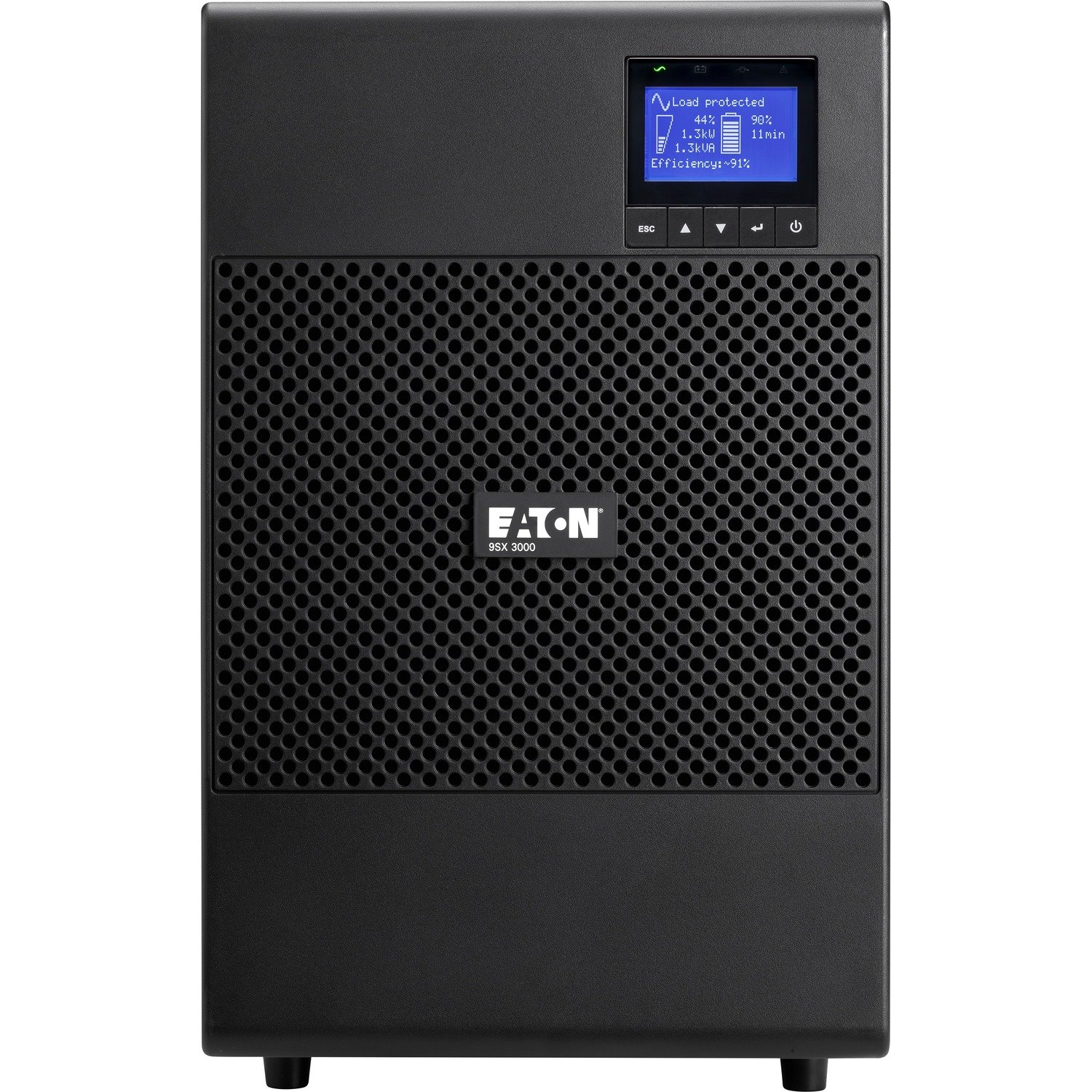 Eaton 9SX 3000VA 2700W 208V Online Double-Conversion UPS - 8 C13, 1 C19 Outlets, Cybersecure Network Card Option, Extended Run, Tower - Battery Backup