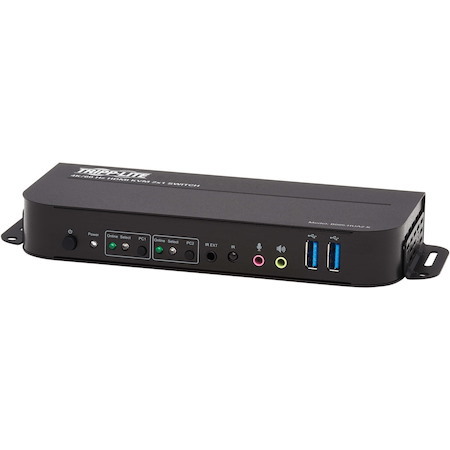 Tripp Lite by Eaton 2-Port HDMI/USB KVM Switch - 4K 60 Hz, HDR, HDCP 2.2, IR, USB Sharing, USB 3.0 Cables
