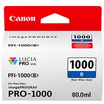 Canon LUCIA PRO PFI-1000 B Original Inkjet Ink Cartridge - Blue Pack