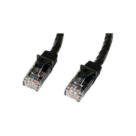 StarTech.com 3m CAT6 Ethernet Cable - Black Snagless Gigabit - 100W PoE UTP 650MHz Category 6 Patch Cord UL Certified Wiring/TIA