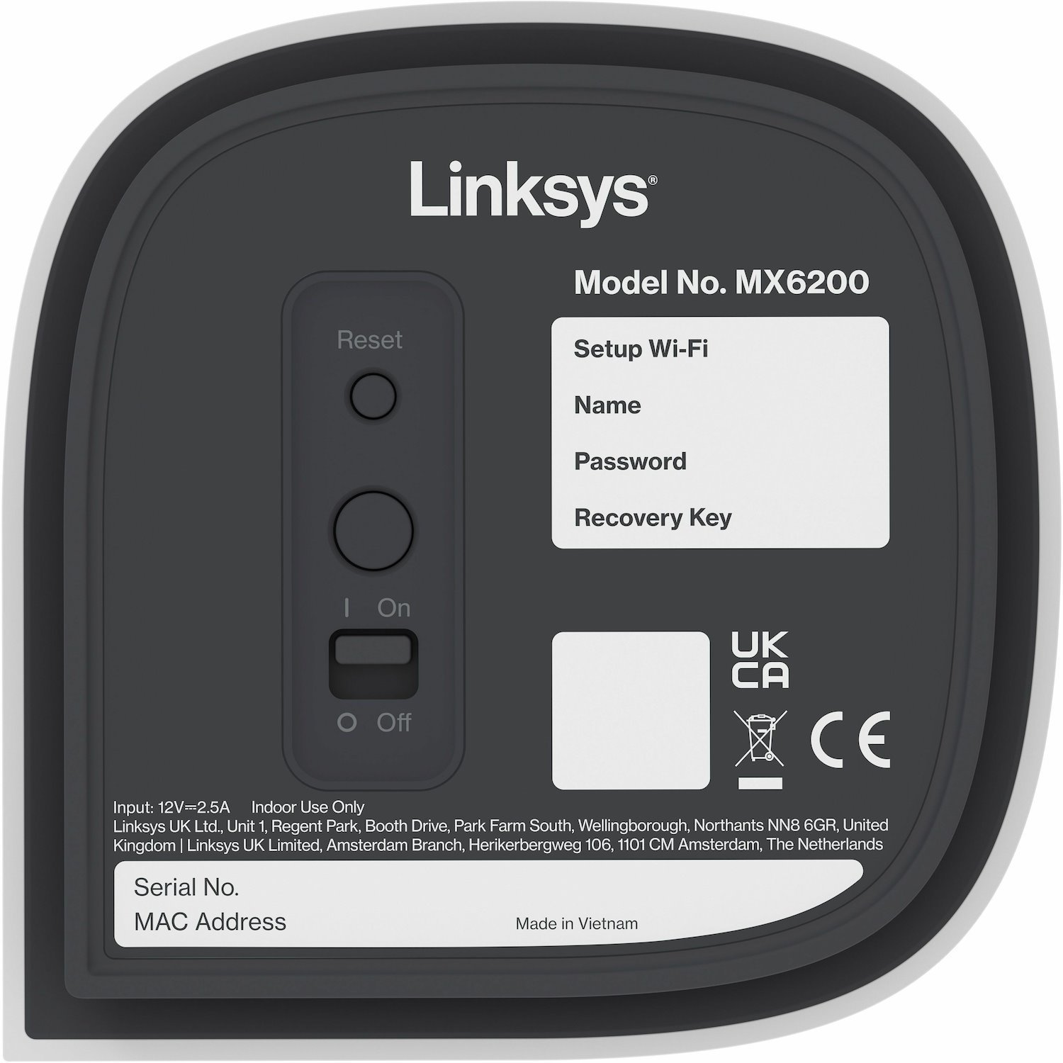 Linksys Velop Pro 6E MX6202 Wi-Fi 6E IEEE 802.11ax Ethernet Wireless Router