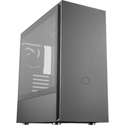 Cooler Master Silencio MCS-S600-KG5N-S00 Computer Case - Mini ITX, Micro ATX, ATX Motherboard Supported - Mid-tower - Steel, Plastic, Tempered Glass - Black