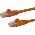 StarTech.com 150ft CAT6 Ethernet Cable - Orange Snagless Gigabit 100W PoE UTP 650MHz Category 6 Patch Cord UL Certified Wiring/TIA
