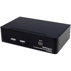 StarTech.com 2 Port High Resolution USB DVI Dual Link KVM Switch with Audio