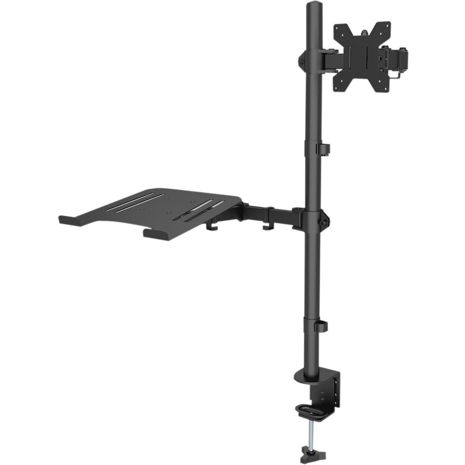 Manhattan Mounting Arm for Notebook, LED Monitor, LCD Monitor, MacBook, Projector - Black