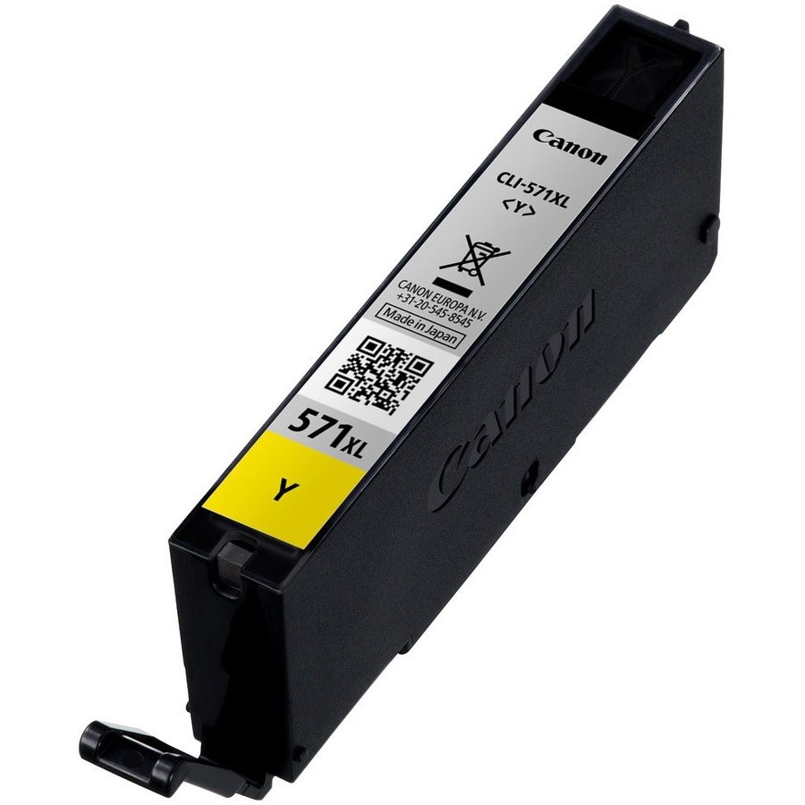 Canon CLI-571Y Original Inkjet Ink Cartridge - Yellow - 1 / Pack