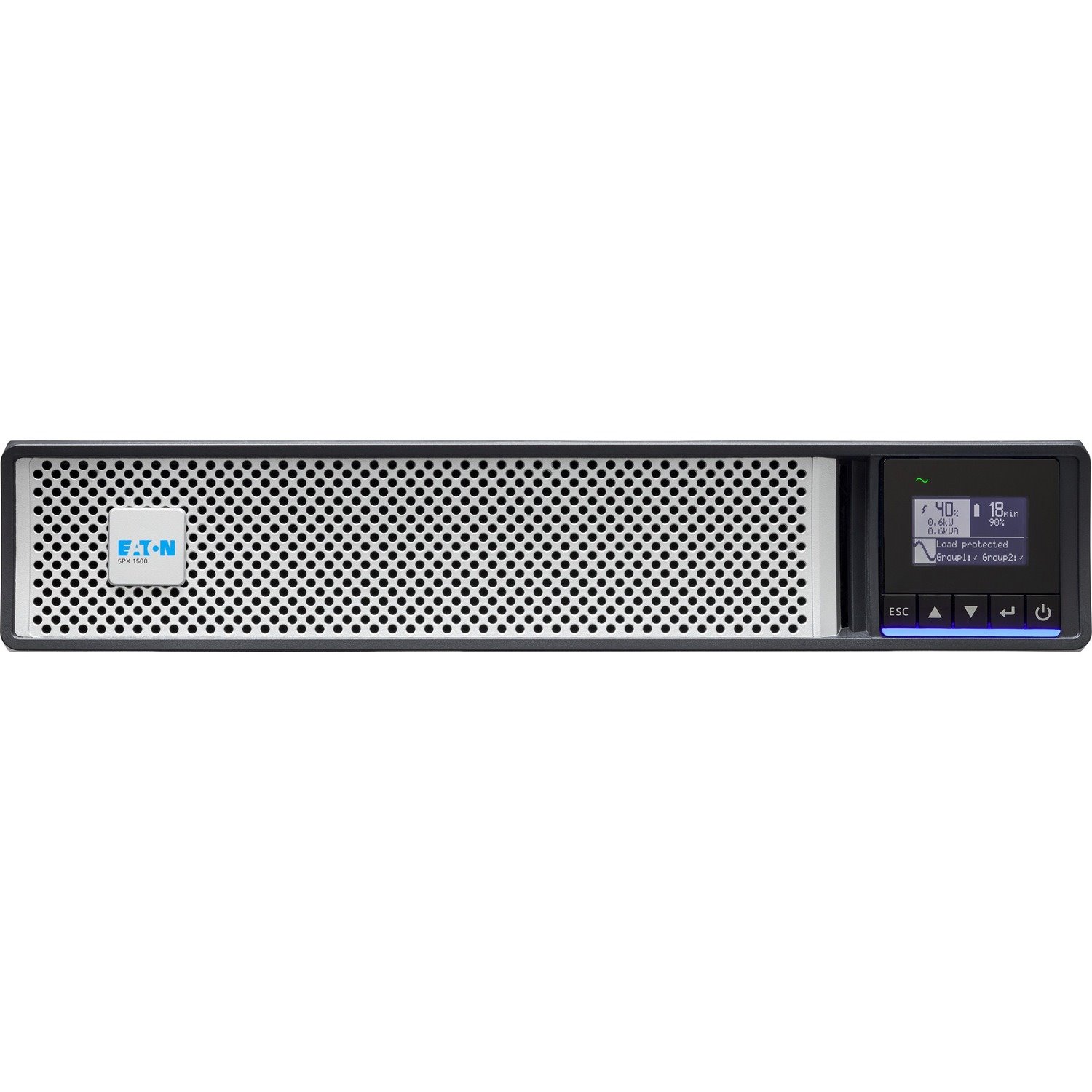 Eaton 5PX G2 1500VA 1500W 208V Line-Interactive UPS - 8 C13 Outlets, Cybersecure Network Card Option, Extended Run, 2U Rack/Tower - Battery Backup