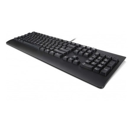Lenovo Preferred Pro II Keyboard - Cable Connectivity - USB Interface - English (UK) - QWERTY Layout - Black