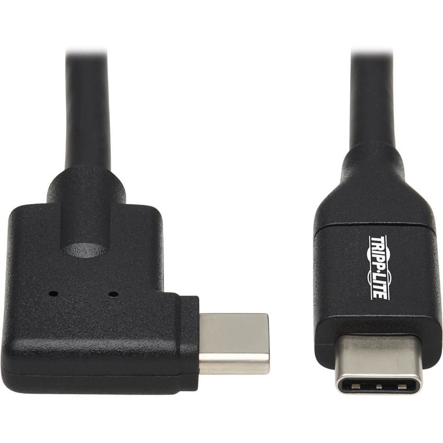 Eaton Tripp Lite Series USB-C Cable (M/M) - USB 3.2 Gen 1 (5 Gbps), Thunderbolt 3 Compatible, Right-Angle Plug, 1 m (3.3 ft.)