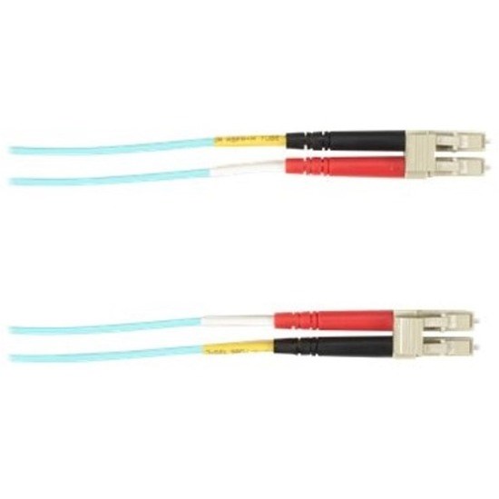 Black Box Colored Fiber OS2 9/125 Singlemode Fiber Optic Patch Cable - OFNR PVC