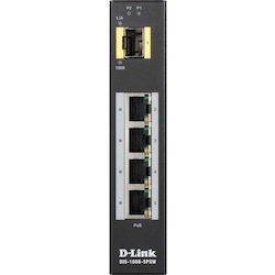 D-Link Industrial Gigabit Unmanaged PoE Switch with SFP Slot