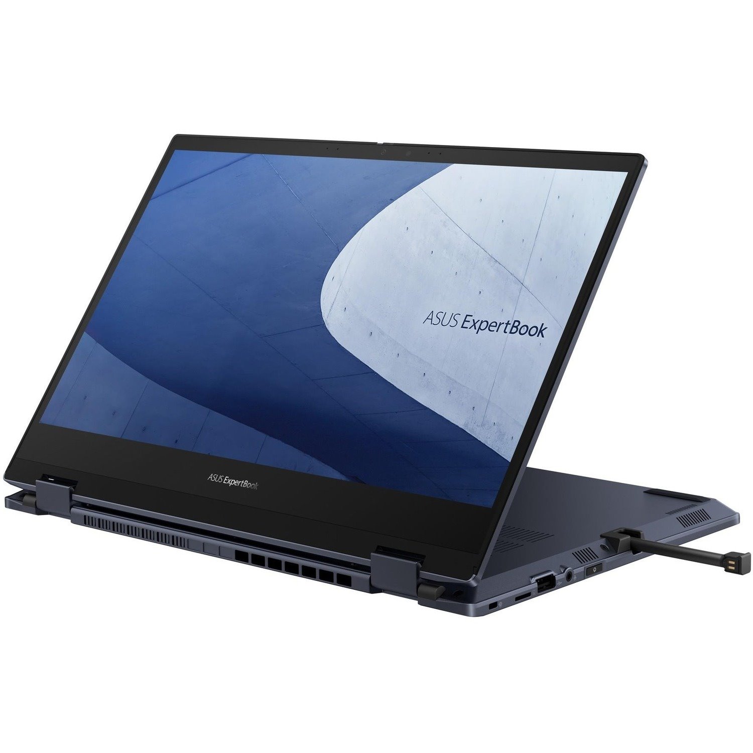 Asus ExpertBook B5 Flip B5402F B5402FBA-XVE75T 14" Touchscreen Convertible 2 in 1 Notebook - Full HD - Intel Core i7 12th Gen i7-1260P - vPro Technology - 16 GB - 1 TB SSD - Star Black