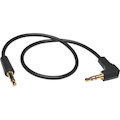 Eaton Tripp Lite Series 3.5mm Mini Stereo Audio Cable with one Right-Angle plug (M/M), 6 ft. (1.83 m)