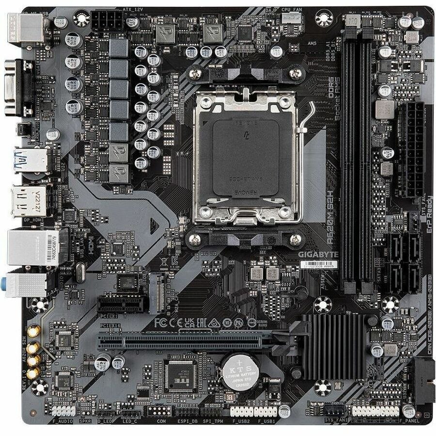 Gigabyte Ultra Durable A620M S2H Desktop Motherboard - AMD A620 Chipset - Socket AM5 - Micro ATX