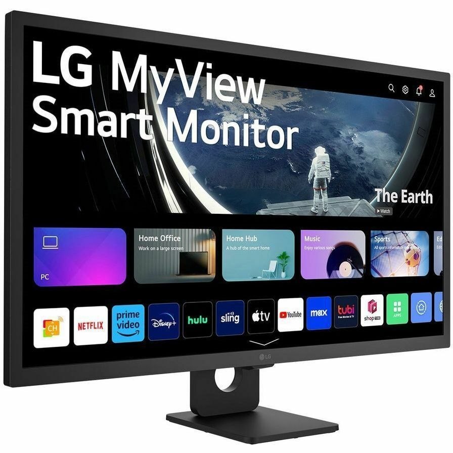 LG MyView 32SR50F-B 32" Class Full HD Smart LCD Monitor - 16:9 - Black