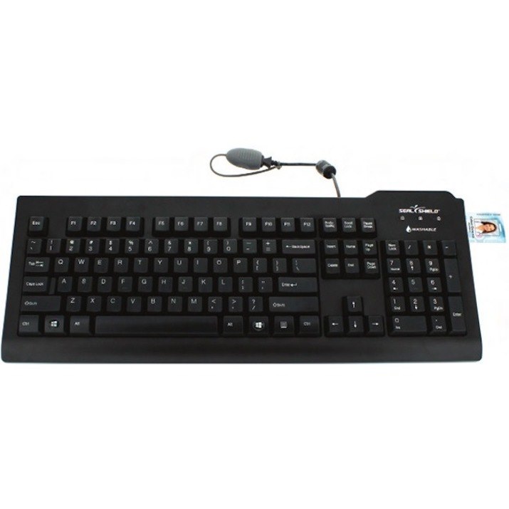 Seal Shield Clean Keyboard With Smart Card Reader