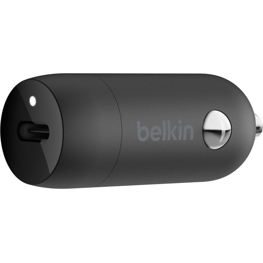 Belkin Boost&uarr;Charge&trade; 30W Fast Car Charger, Compact Design w/USB-C Power Delivery Port, Universal Compatibility for iPhone 14, Galaxy S23, Note Series, and More - Black