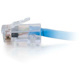 C2G 100 ft Cat6 Non Booted Plenum UTP Unshielded Network Patch Cable - Blue