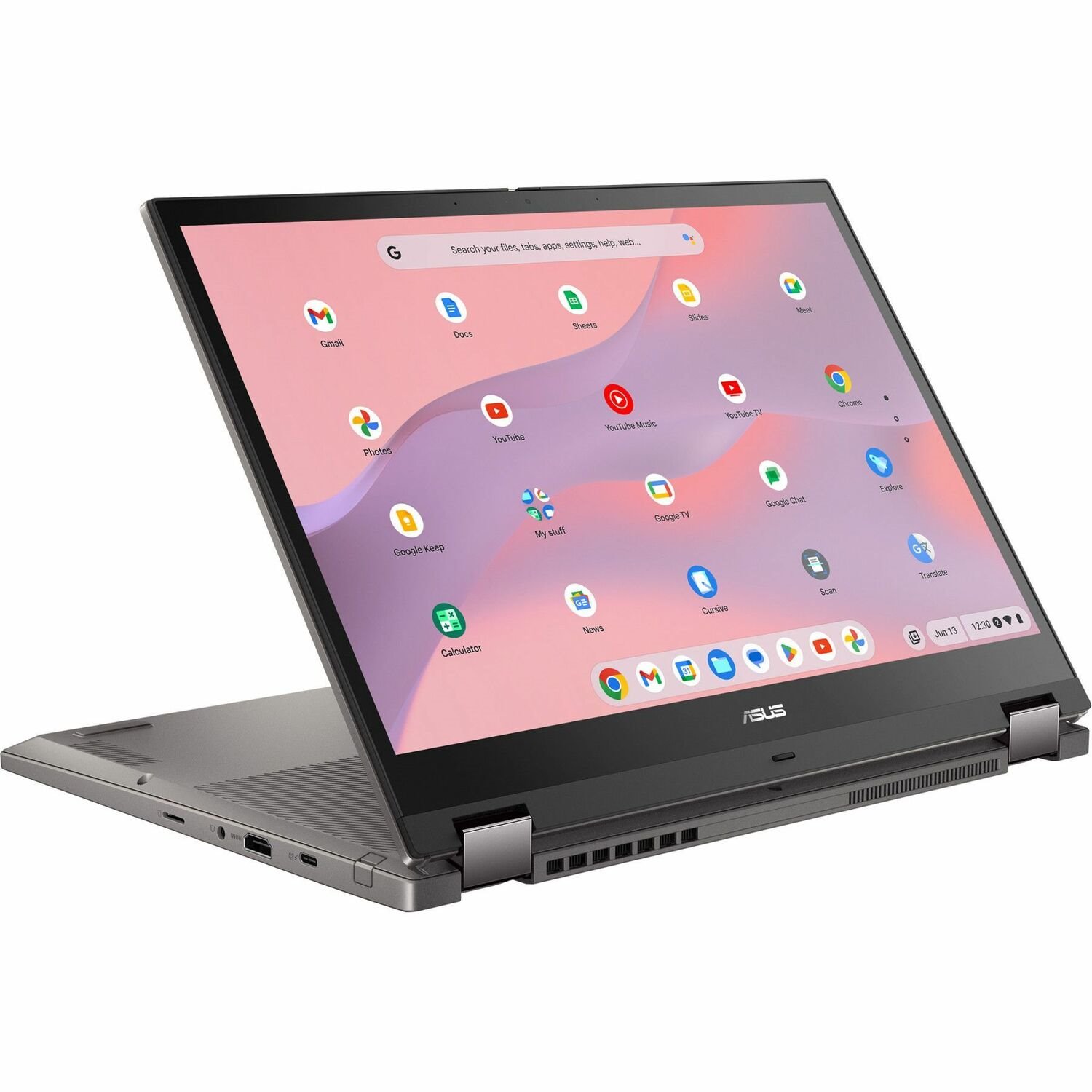Asus Chromebook Vibe CX34 Flip CX3401 CX3401FBA-GE388T-S 14" Touchscreen Convertible 2 in 1 Chromebook - WUXGA - Intel Core i3 12th Gen i3-1215U - 8 GB - 128 GB SSD - Pearl White
