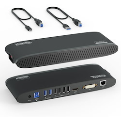 Plugable USB 3.0 Universal Laptop Docking Station for Windows and Mac