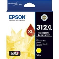 Epson Claria Photo HD 312XL Original High Yield Inkjet Ink Cartridge - Yellow - 1 Pack