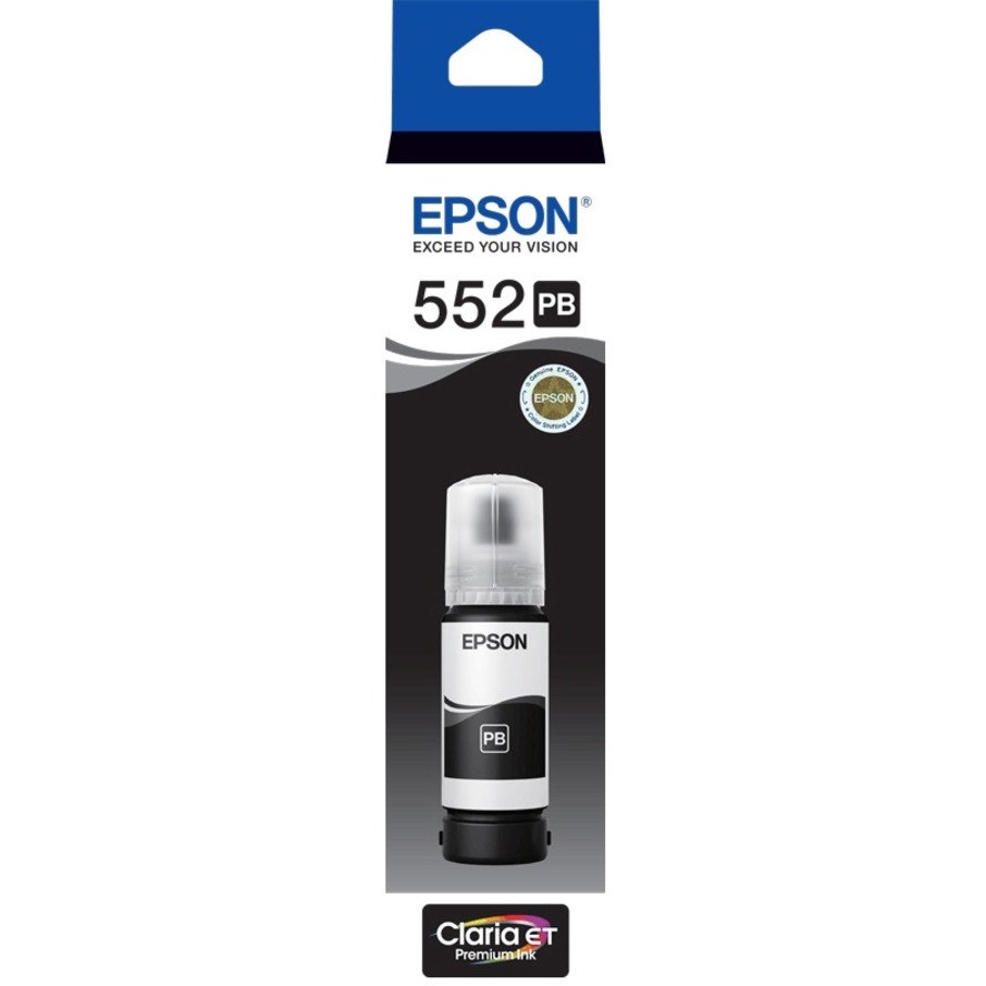 Epson EcoTank T552 Refill Ink Bottle - Photo Black - Inkjet