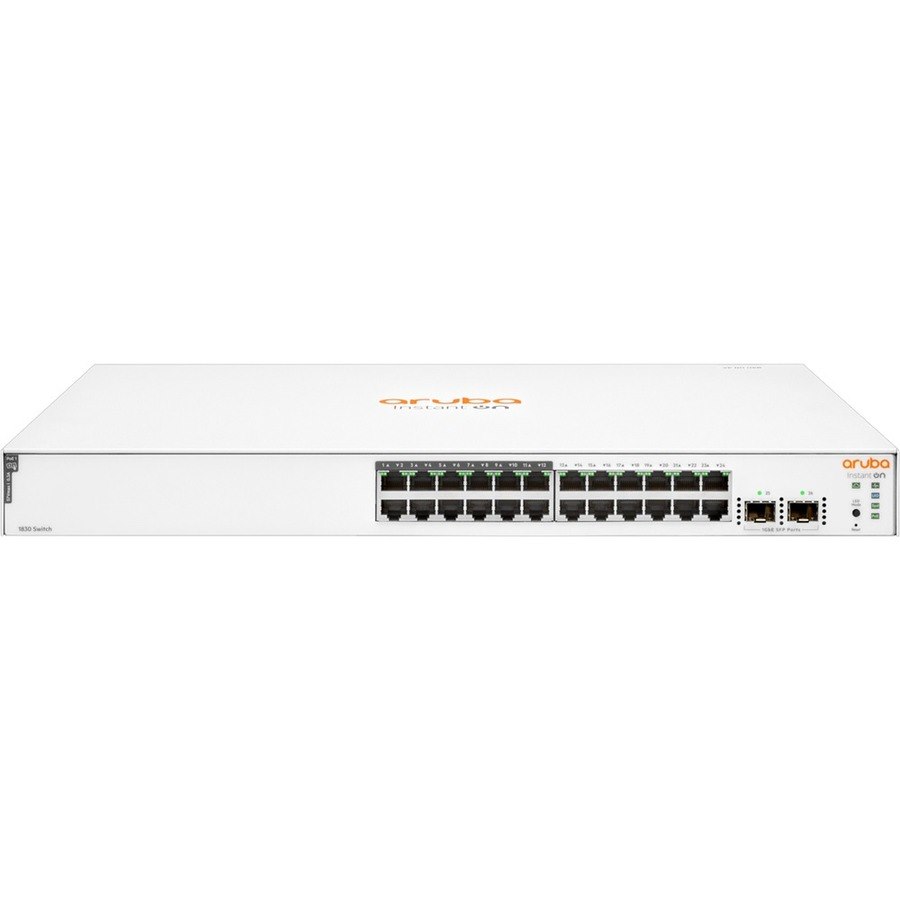 Aruba Instant On 1830 24 Ports Manageable Ethernet Switch - Gigabit Ethernet - 1000Base-T, 1000Base-X