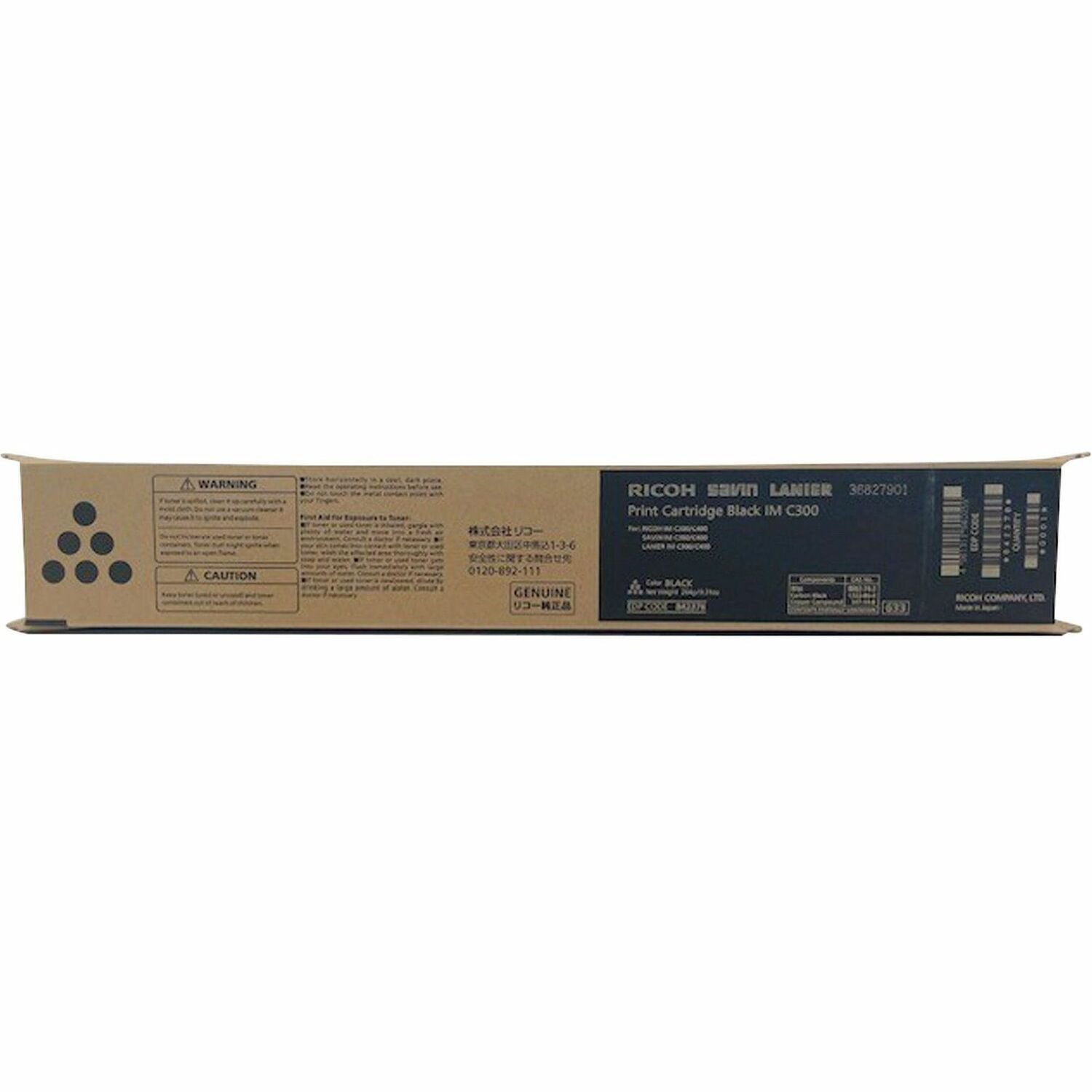 Ricoh Original Laser Toner Cartridge - Black - 1 Pack