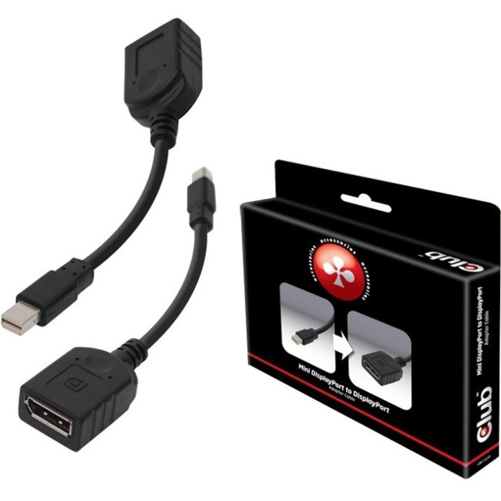 Club 3D Mini DisplayPort to DisplayPort Adapter Cable