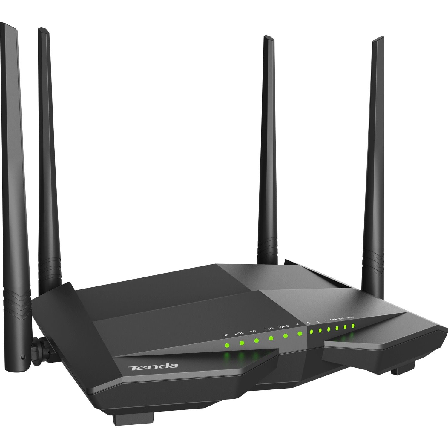 Tenda V12 Wi-Fi 5 IEEE 802.11ac VDSL, ADSL2+, ADSL2, ADSL Modem/Wireless Router