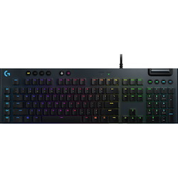 Logitech G815 Gaming Keyboard - Cable Connectivity - USB Interface - English - Black