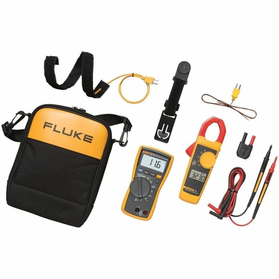 Fluke Networks 116/323 HVAC Combo Kit - Includes Multimeter and Clamp Meter