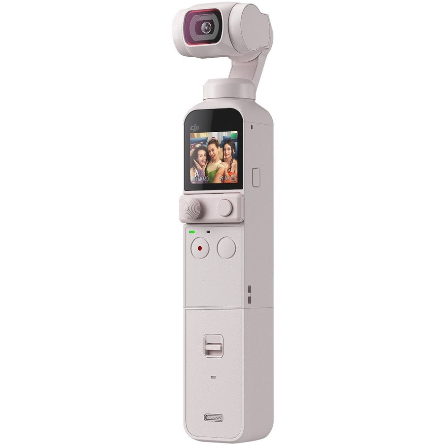DJI Pocket 2 Digital Camcorder - LCD Screen - 1/1.7" CMOS - High Dynamic Range (HDR) - 4K - Sunset White