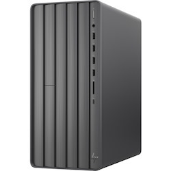 HP Envy TE01-1000 TE01-1050 Desktop Computer DDR4 SDRAM - Tower - Nightfall Black - Refurbished