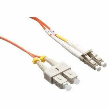 Axiom LC/SC Multimode Duplex OM2 50/125 Fiber Optic Cable 8m